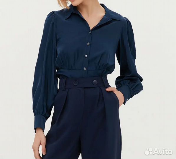 Синяя блузка love republic