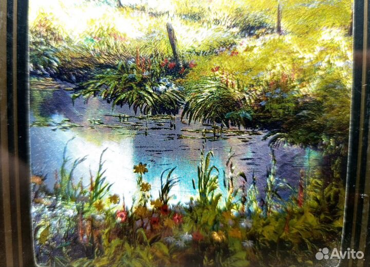 Постер картина шелкография 90е г 2 шт