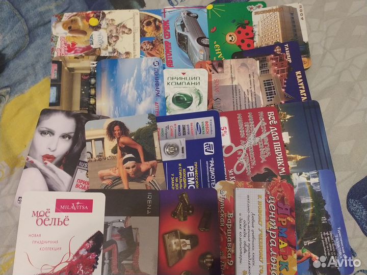 Календарики реклама(для коллекционирования