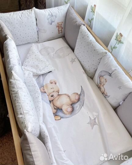 Бортики в кроватку новые