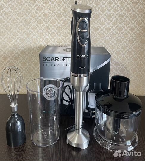 Блендер Scarlett 1000 Ватт, 3 в 1, новый