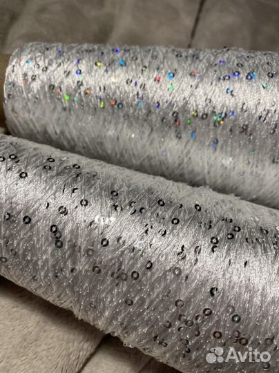 Пряжа с пайетками