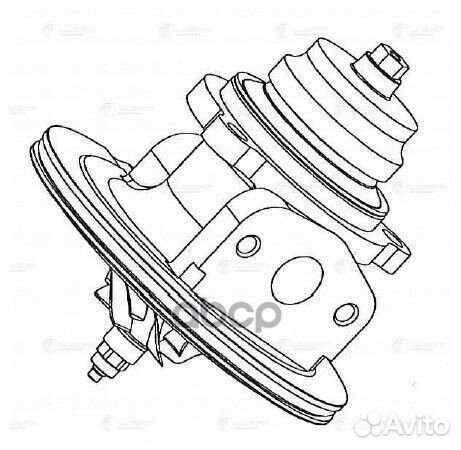 Турбокомпрессор б/корп. (картридж) для а/м