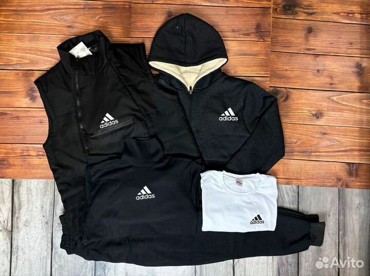 Костюм теплый с мехом 5в1 Adidas