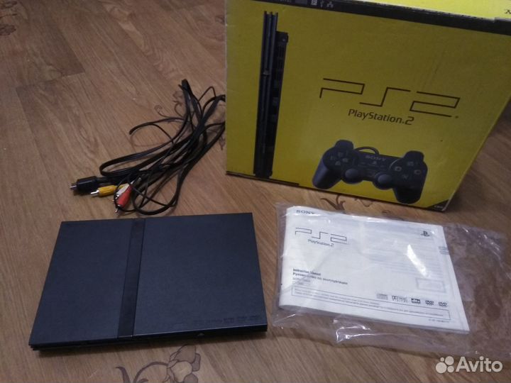 PS2 slim Коробка, документы