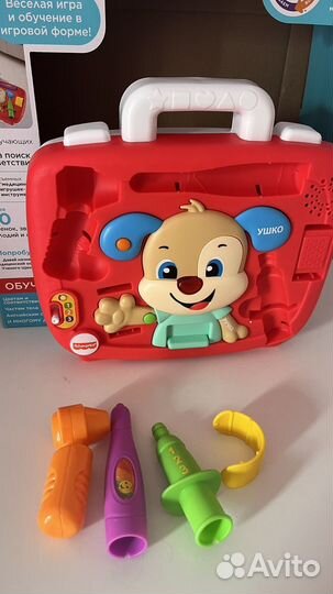 Медицинский набор ученого щенка fisher price