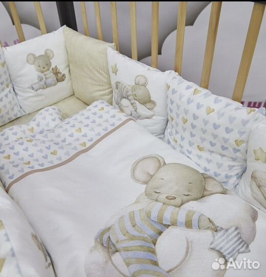 Бортики в детскую кроватку