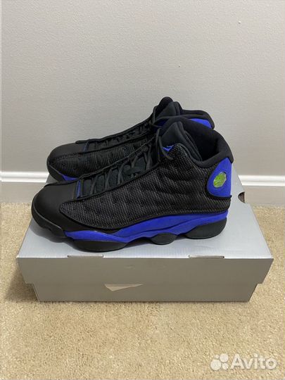 Jordan 13 black hyper royal Оригинал