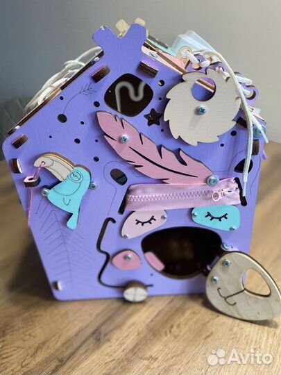 Бизиборд домик со светом большой