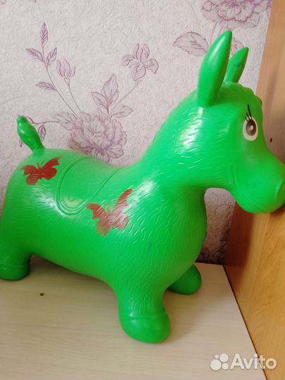Игрушка прыгун ослик