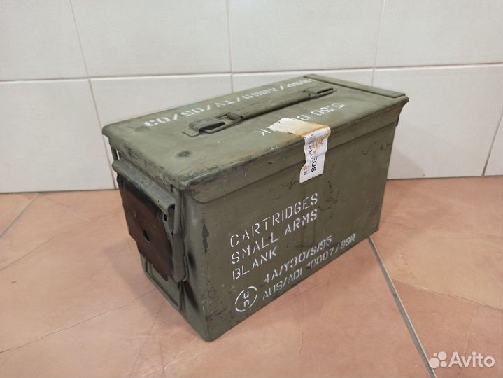 Ящик для патронов металлический