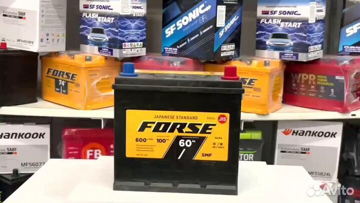 Аккумулятор forse Asia 6CT- 60 VL (0) D23