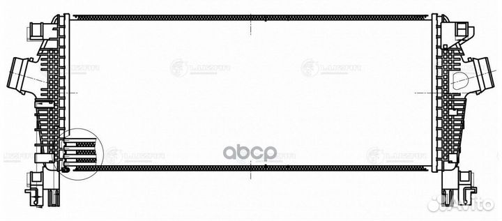 Онв (радиатор интеркулера) для а/м Opel Astra J