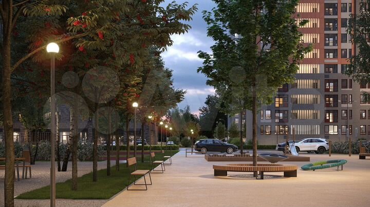 2-к. квартира, 41,7 м², 18/22 эт.