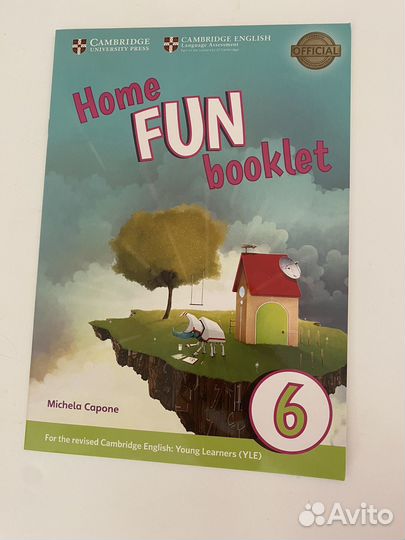 Cambridge рабочая тетрать Home fun booklet 6
