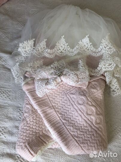 Конверт на выписку для девочки зима