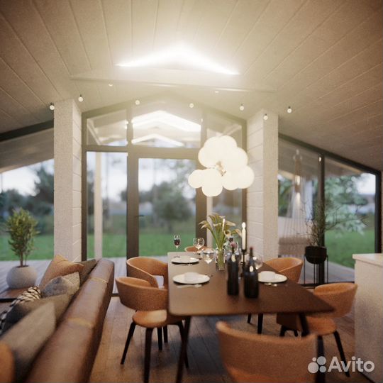 Дачный модульный дом