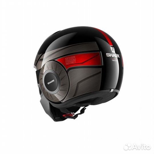 Shark Street Drak Convertible Helmet Black / Chrom