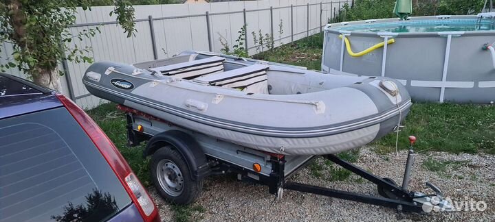 Надувная лодка пвх gladiator 370al