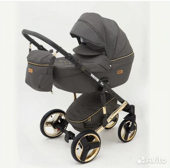 Детские коляски 2 в 1 эко кожа