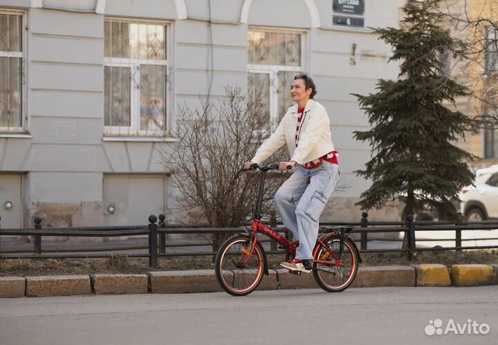 Велосипед складной shulz GOA V 20 carmin красн