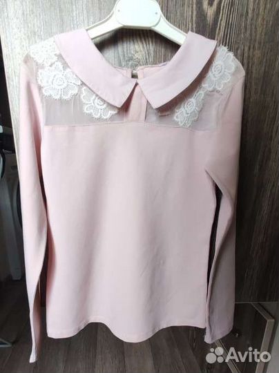 Школьная блузка 128-134