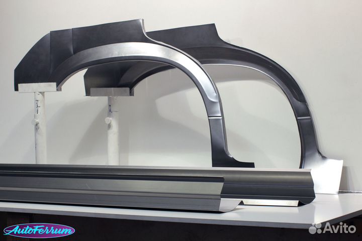 Kia Sportage 1 ремкомплект задних арок и порогов