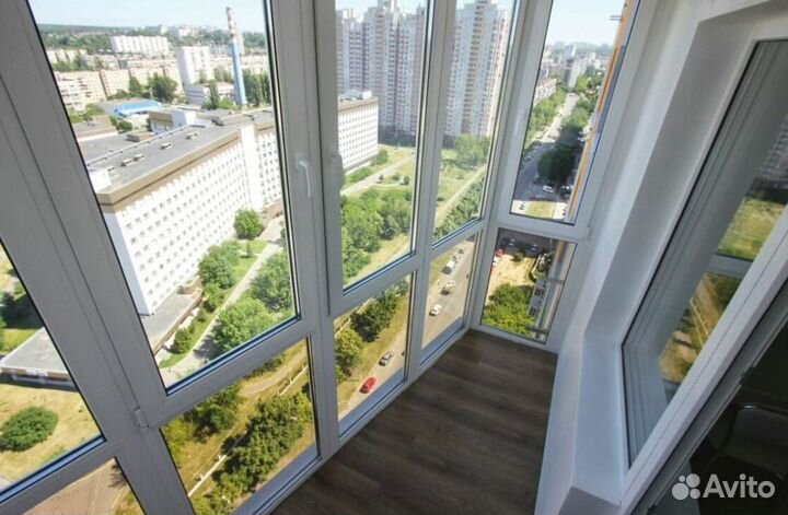 Остекление балконов и лоджий под ключ D4998