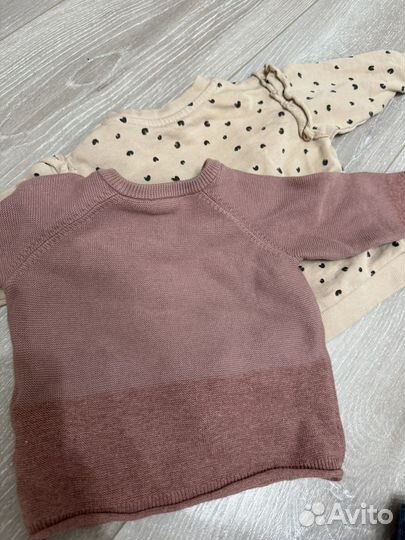 Одежда на девочку HM 68 74 пакетом