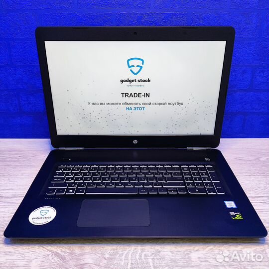 Игровой ноутбук HP Pavilion 17-ab321ur