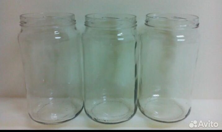 Банки стеклянные много разных