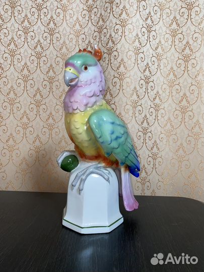 Фарфоровый попугай