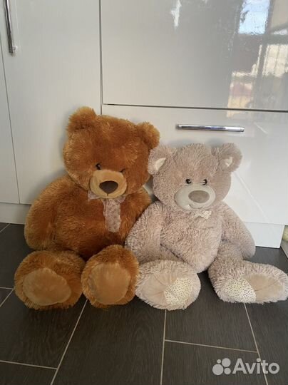 Большие плюшевые медведи мишки