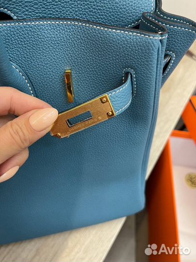 Сумка Hermes Birkin 40 Clemence GHW