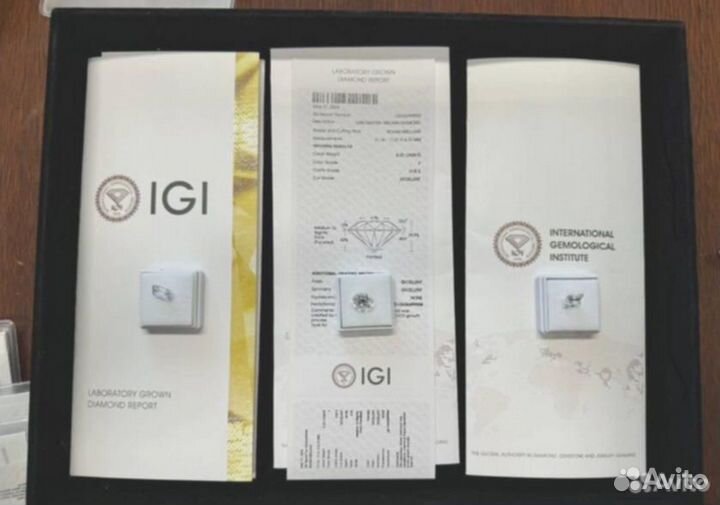 Выращенный бриллиант 0,9 карат round f vvs2