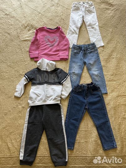 Вещи пакетом для девочки 86-92 Zara,H&M