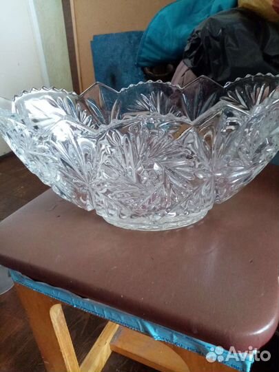Хрустальная ваза