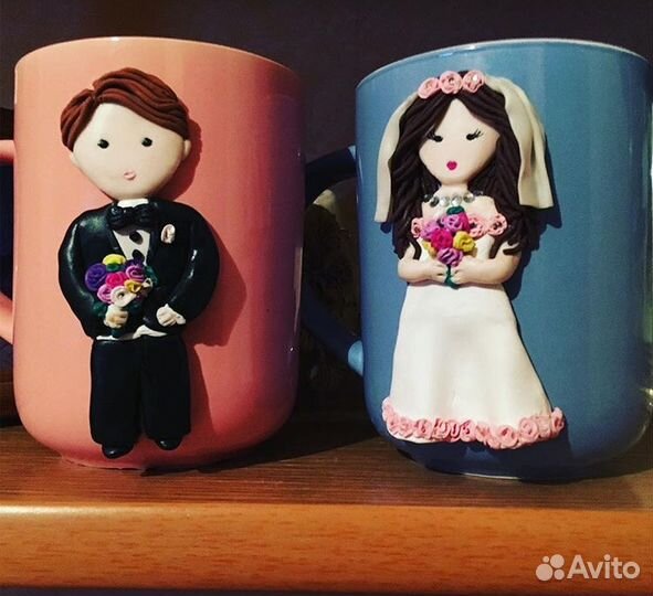 Чашки и ложки ручной работы