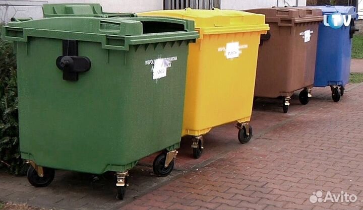 Пластиковый контейнер 1100л. Арт. 53661