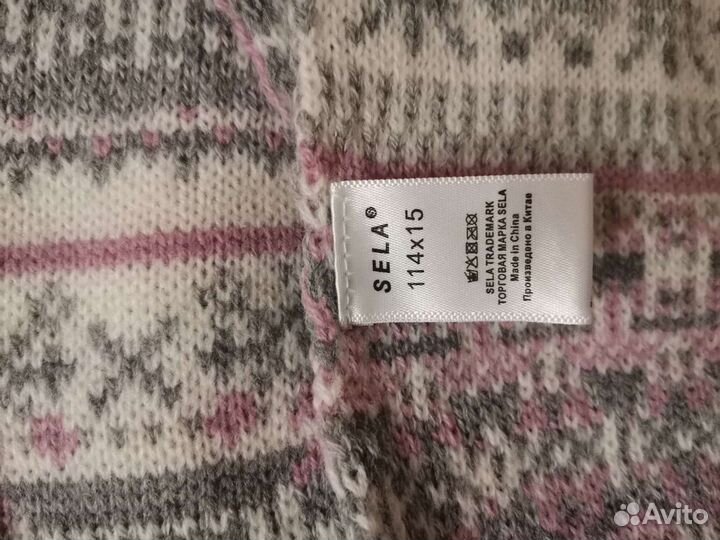 Комплект шапка с шарфом детская