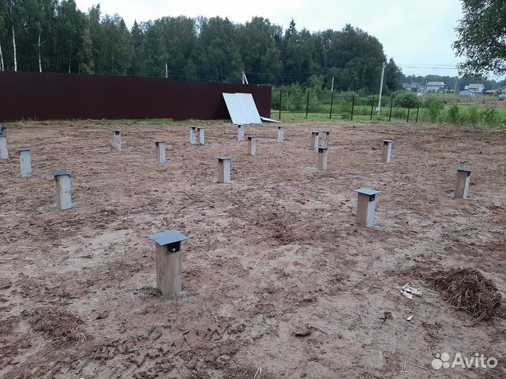 Фундамент жб сваи для дома