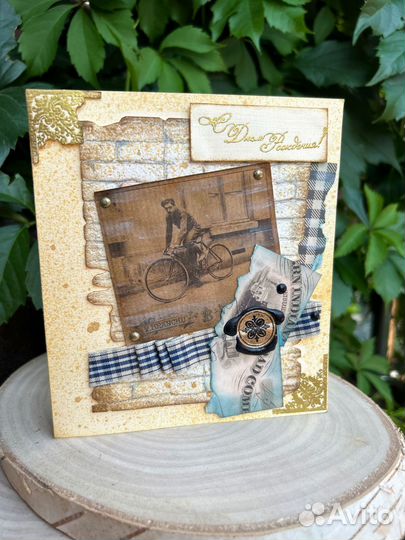 Открытка ручной работы