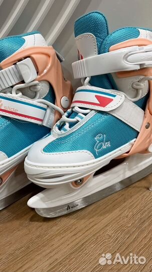 Коньки раздвижные размер 30 33