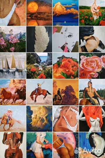 Картины маслом и акрилом