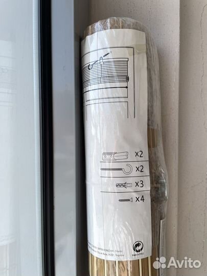 Бамбуковая рулонная штора