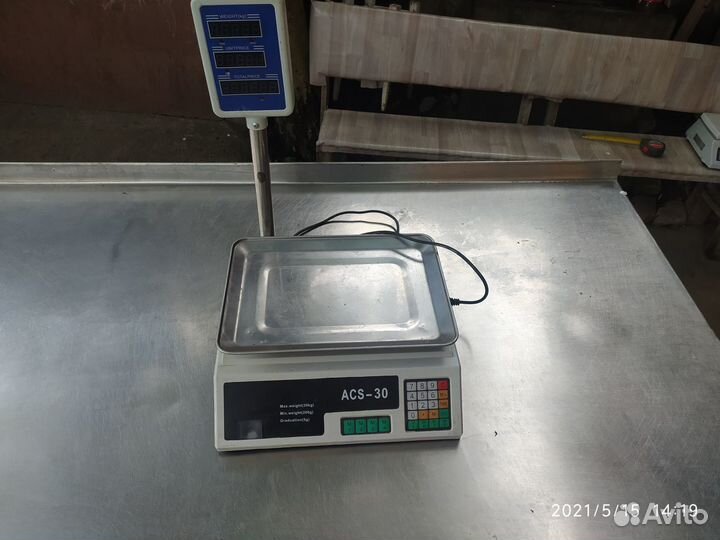 Весы настольные электронные