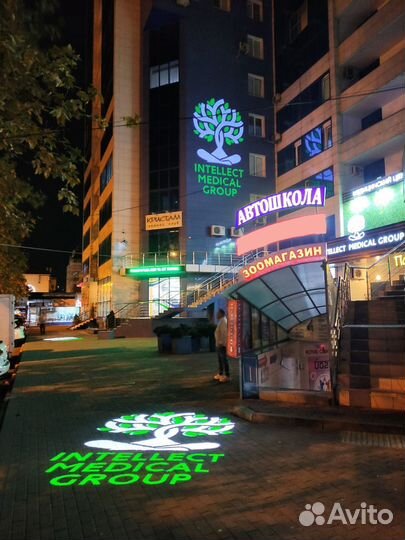 Гобо проектор для рекламы от 20 до 600 вт