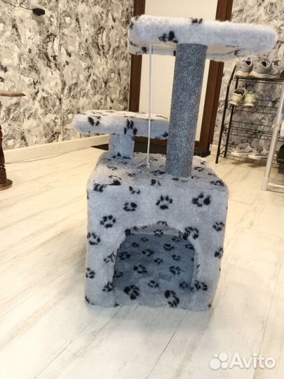 Домик для кота с когтеточкой