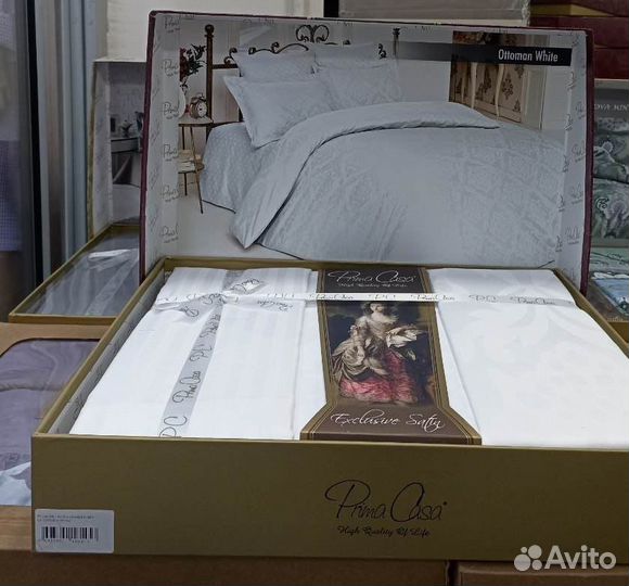 Белье постельное Сатин хлопок Турция