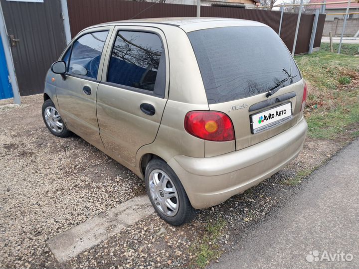 Daewoo Matiz 0.8 МТ, 2010, 123 456 км